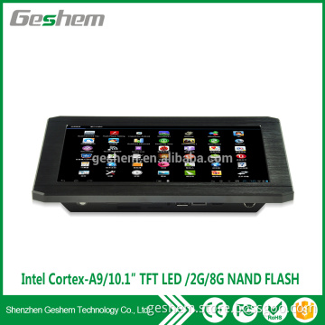 10.1'' Android Cotex A9 quad core processor industrial touch screen panel pc 2G 8G android industrial grade tablet pc